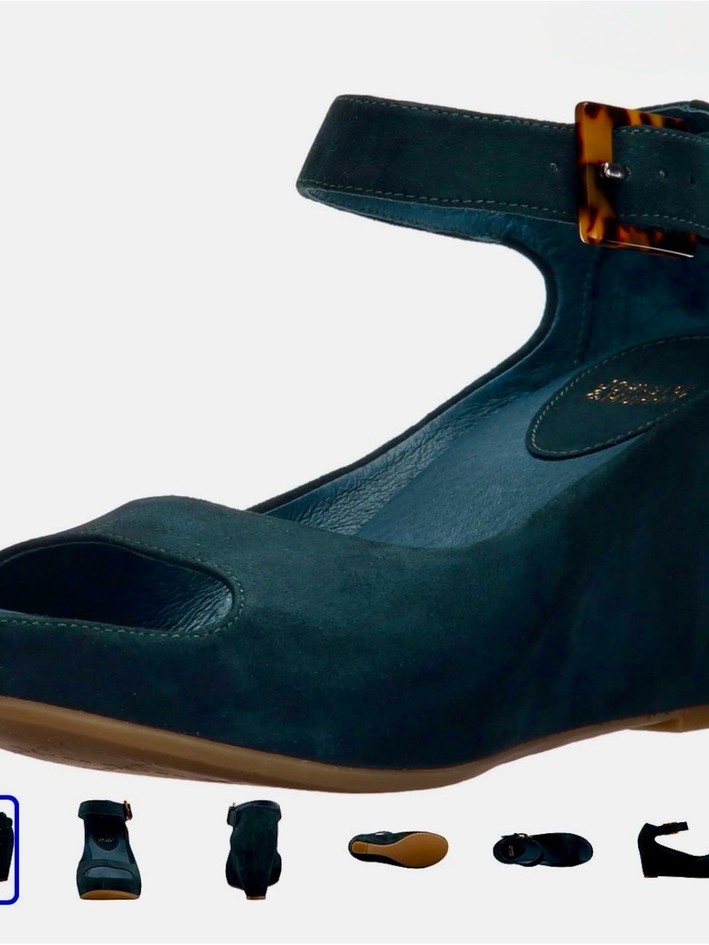Johnston & Murphy Tricia Wedge Suede Leather 8.5